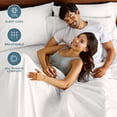 thumbnail image 2 of Bare Home Premium 1800 Collection 4-Piece Bed Sheet Set with Envelope Pillowcases, Full, Cream, 2 of 9