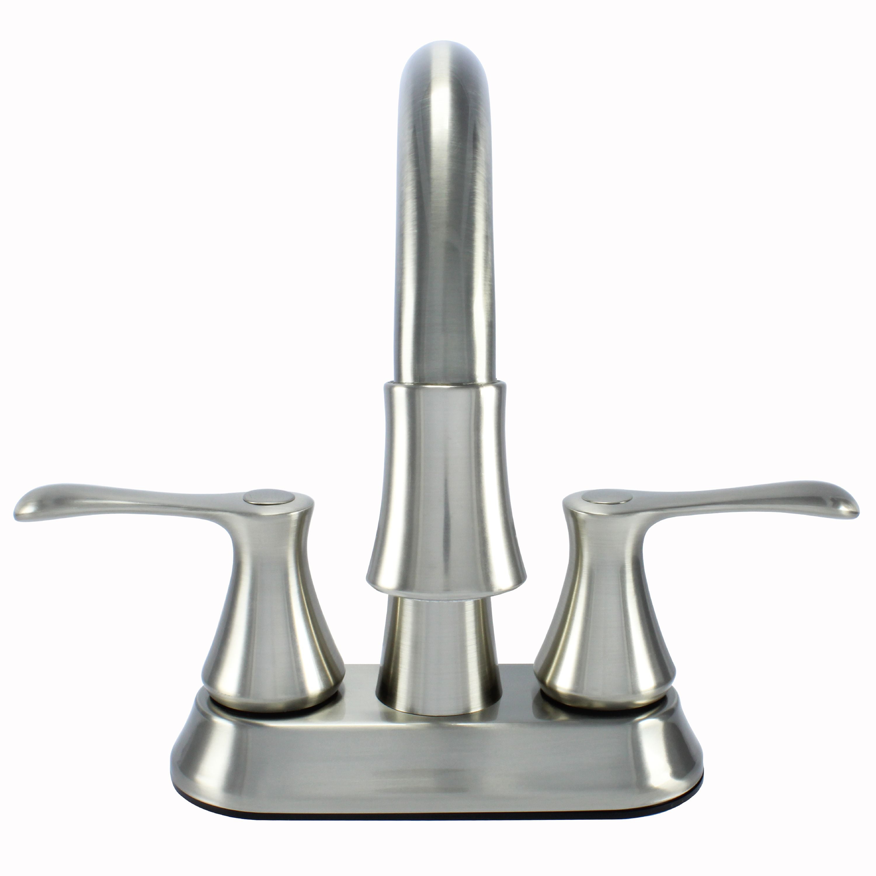 Wasserman 14167163 - Lavatory Bathroom Faucet with LED light with pop-up in Brushed Nickel