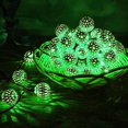 thumbnail image 6 of LINLIN Solar Fairy Lights, 2 Pack 3.5M 10 LED Garden Lights Solar Powered Waterproof 8 Modes Decorative Solar String Lights for Trees, Garden, Patio, Yard, Party, 6 of 7