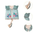thumbnail image 6 of Vsenkes Kids Swim Vest Boys Girls Swim Jacket for Beach Playing Green Stripes, 6 of 9