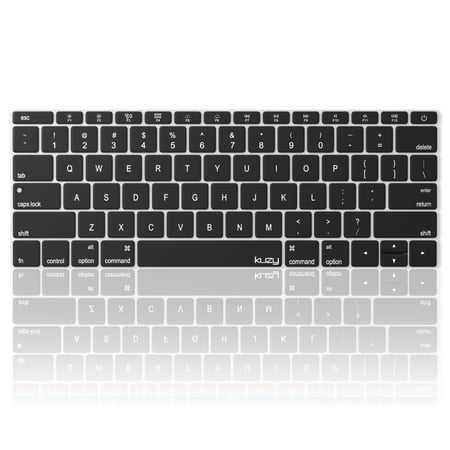 Kuzy - Keyboard Cover for MacBook Pro 13 inch A1708 (No TouchBar) Release 2016 & MacBook 12 inch A1534 NEWEST Silicone