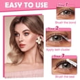thumbnail image 6 of GIRACOA 570 Pieces False Eyelashes Clusters, 30-40-50-60-80-100D Eyelash Extension Kit, Curl False Eyelashes 8-16 mm, DIY Eyelash Extension Kit with Accessories, 6 of 7