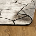thumbnail image 3 of Superior Vegas Geometric Tile Indoor Area Rug, 8' x 10', Grey, 3 of 6