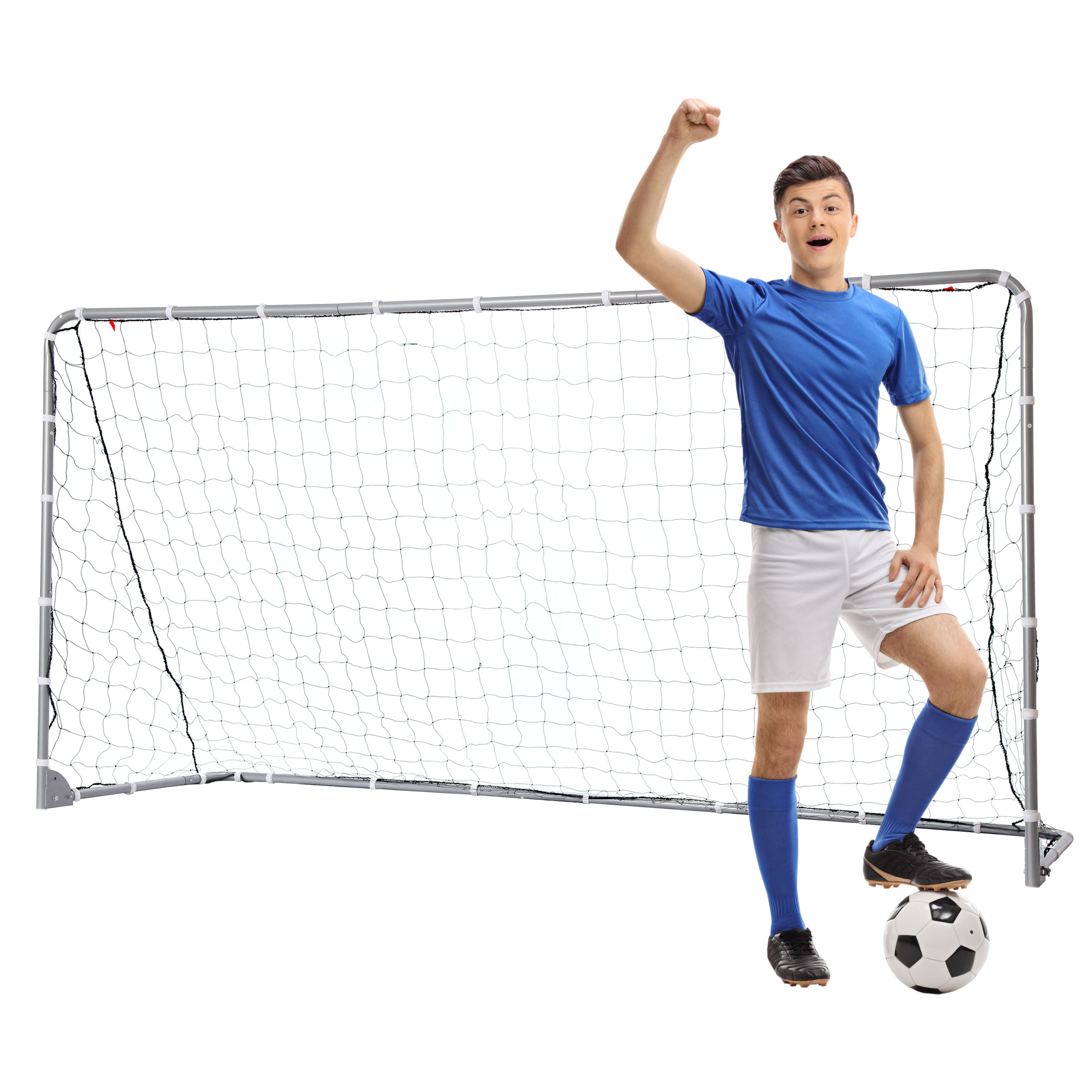 Free Ship! Details about   Athletic Works 6' x 4' Pop-Up Soccer Goal Sports Training Portable 