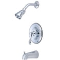 thumbnail image 1 of Kingston Brass Nu French Single Handle Tub & Shower Faucet, 1 of 2