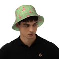 thumbnail image 4 of Balery Cute Poodle Dog Sombreros para el sol para hombre y mujer, sombrero de pescador con UPF 50+, 4 of 6