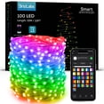 thumbnail image 1 of Guirnalda de luces inteligentes BrizLabs de 10 m, 100 LED RGB WiFi con Alexa/Google, 1 of 7