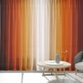 thumbnail image 5 of Abstract Orange Curtains for Living Room 2 Panels,Burnt Orange Light Filtering Curtains for Bedroom,Vintage Ombre Curtain Dark Orange Kitchen Curtain Terracotta Window Drapes-52"W x 45"L (Pack of 2), 5 of 7