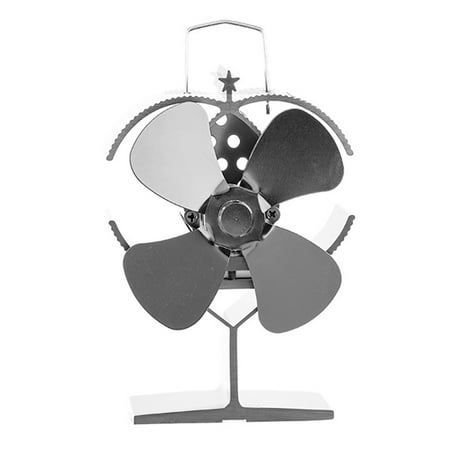 

TAONMEISU Fireplace Fan Self-Powered Overheat Protection Heating Stove Fan