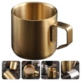 thumbnail image 3 of Metal Cereal Cup Metal Cup Metal Porridge Cup Handle Breakfast Cup Milk Container, 3 of 9