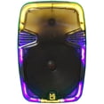 thumbnail image 6 of MR DJ PL15FLAME 15" Portable Translucent Bluetooth Speaker + Speaker Stand + 18-LED Slim Par Wash DJ LightMR DJ PL15FLAME 15" Portable Translucent Bluetooth Speaker + Speaker Stand + 18-LED Slim Par, 6 of 12