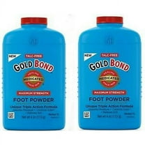 Gold Bond Foot Powder 4oz ( 2 pack ) blue
