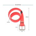 thumbnail image 4 of 85cm-1. Cinturón de lastre de silicona para buceo con hebilla de liberación rápida para buceo libre y pesca., 4 of 5