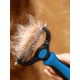 thumbnail image 1 of 1pc Professional Pet Deshedding Brush 2 Sided Dematting Dog Comb Cat Brush Rake Puppy Grooming Tools Undercoat Shedding Flying Hair, 1 of 5