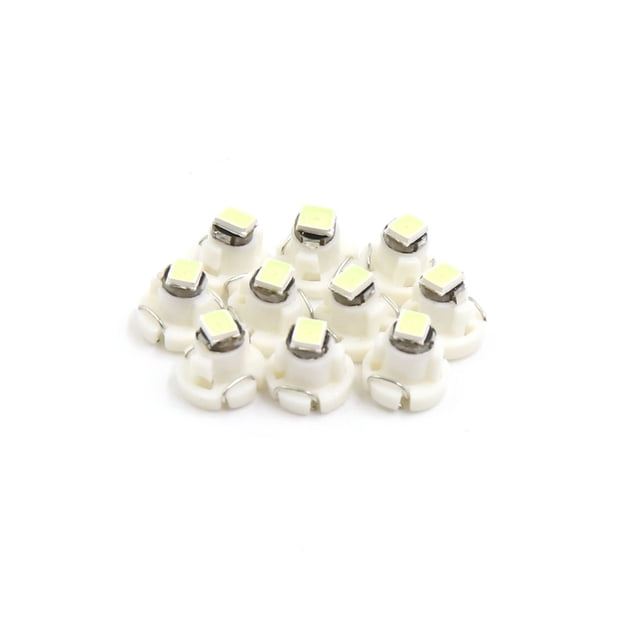 Unique Bargains 10pcs Ice Blue Light T3 1210 SMD LED Car Speedometer Dash Side Interior Lamp