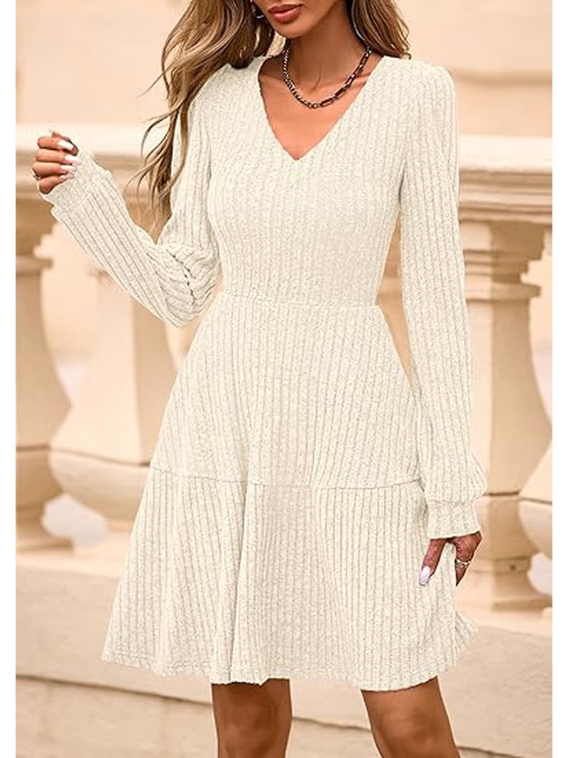 fit and flare sweater dress Fit and Flare Midi Sweater Dress – bebe