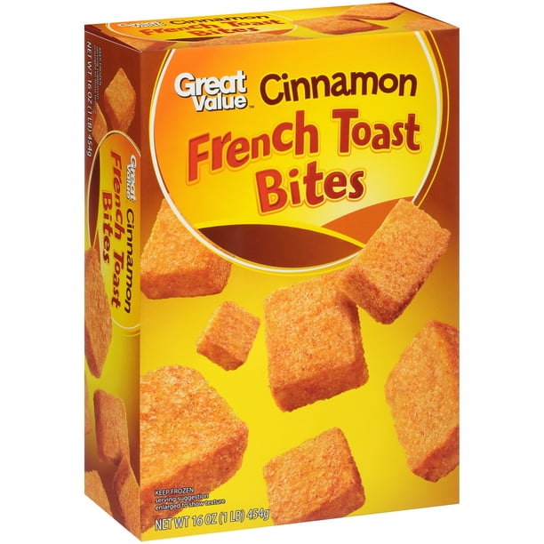 Great Value Cinnamon French Toast Bites 16 oz. Box