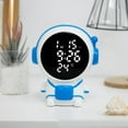 thumbnail image 4 of UNLLLL Astronaut Cub Electronic Alarm Clock Featuring Adjustable Night Mode And Real-Time Indoor Temperature Monitoring For Added Convenience And Comfort, for Students to Use at School or at Home, 4 of 4