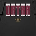 thumbnail image 2 of Umbro Men's Qatar Stacked Soccer T Shirt (Black, S-XXXL), 2 of 4