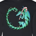 thumbnail image 4 of Inktastic Christmas Dragon with Candy Cane Long Sleeve T-Shirt, 4 of 5