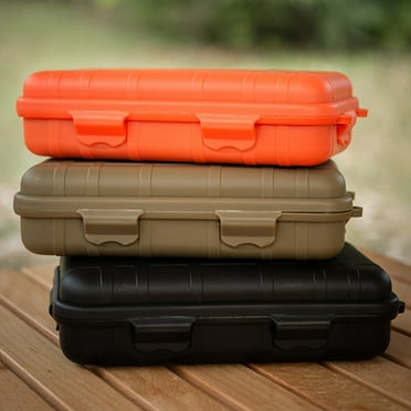 ASKMZ Outdoor Waterproof Airtight Shockproof Storage Box Large Capacity Compact Size Portable Survival Container Carry Box