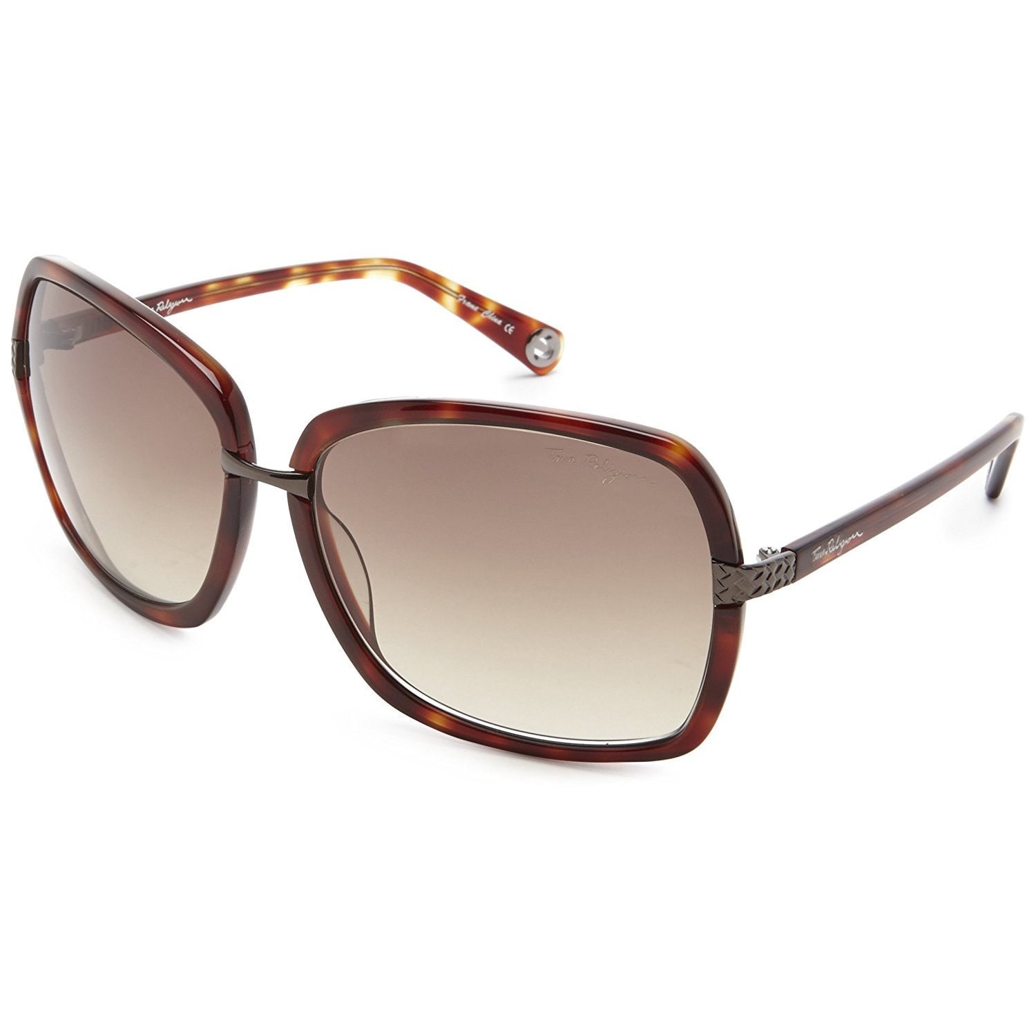 True Religion Sunglasses Natalie Rectangular Sunglasses Tortoise