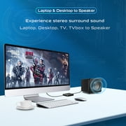 USB to Optical Spdif Audio Adapter, with Spdif Toslink and 3.5mm Out, for PS PC Phone to Speakers