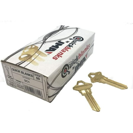 

SC1 Brass Key Blanks Box 50 by JMA 1-pack