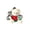 Red, variant on Yanxiao 2026 World Cup Teddy Bear Doll, 4.7" White Plush Bear Fluffy Stuffed Toy Holding the Soccer, World Cup Related Plush Toys Soft Collectible Toy for Fans, Soccer Stuff for Kids Ages 3+