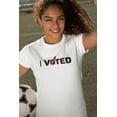 thumbnail image 4 of Old Glory Juniors I Voted Short Sleeve Graphic T Shirt, 4 of 6