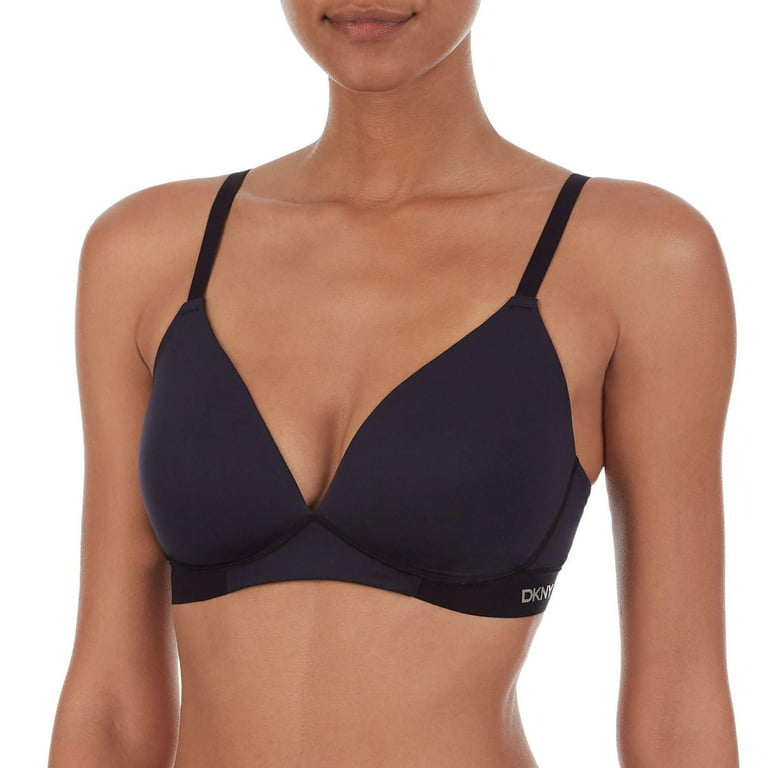 DKNY Ladies' Seamless Bra, 2-pack, SAND/WHITE, SMALL SIZE.