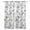 White, variant on Grey Cartoon Space Kitchen Curtains Star Spacecraft Rocket Meteorite Cafe Short Curtains for Bathroom Blackout Window Curtain Small Window Treatment Tier Drapes for Bedroom Living Room 42"x45"x2