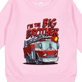 thumbnail image 3 of Inktastic Big Brother Fire Truck Toddler Sweatshirt, 3 of 4