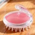 thumbnail image 6 of M Buder Soft Tooth Hair Scalp Massager Shampoo Brush, Transparent Shower Scrubber, Ergonomic Handheld Head Scalp Massage Tool for Men and Women, Enhances Circulation and Removes Dandruff (Pink), 6 of 9