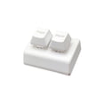thumbnail image 3 of relayinert Copier et Coller 2 Touches Clavier 2 Interrupteurs Rouges USB Clavier Mini pour Dessin Blanc 52 x 48 x 30mm 1ensemble, 3 of 6