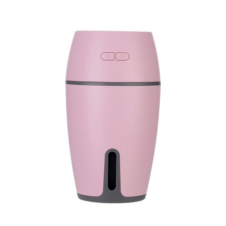 Ultrasonic Sensor Car Car Humidifier Air Purifier Cool Mist Humidifier with Adjustable Mist Mode Ultrasonic Aroma Essential Oil Diffuser 7 Color Atmosphere Lights for Office Home Living Room ()