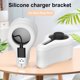 thumbnail image 3 of Funda Protectora Cargador Silicona Con Enrollador Cable para Oura Ring Gen3 () Blanco, 3 of 9