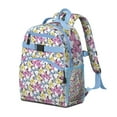 thumbnail image 2 of Fantasy Butterfly School Backpack Abstract Butterfly and Garden Print for Students with Dreamy Aesthetic Style, 2 of 6
