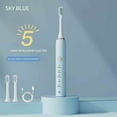 thumbnail image 5 of Rechargeable Electric Toothbrushes for Adults with 3 Brush Heads, Teeth Whitening , Power Toothbrush with Holder, 3 Hours Charge Summer Saving Clearance, 5 of 8