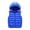 Royal Blue, variant on Grblisyd Hood Padded Vest for Kids Warm Sleeveless Outwear Lightweight Top Boys Girls Puffer Coats Comfortable Soft Vests Back to School Tops