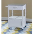 thumbnail image 3 of Linon Mitchell Kitchen Cart with Granite Top, 36 inches High, Multiple Colors, 3 of 8