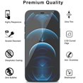 thumbnail image 3 of Screen Protector for iPhone 12 Pro Max (6.7") HD ULTRA High Definition Tempered Glass Anti Scratch, 3 of 3