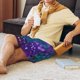 thumbnail image 5 of Fotbe Purple and Green Glitter Pantalones Cortos de Pijama para Hombre, Ropa de Dormir, Pantalones de Pijama Cortos para Hombre-X-Large, 5 of 6