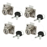 4pcs Cabinet Mailbox Cupboard Tubular Drawer Door Locks 15mmx21mm Cylinder