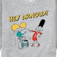 thumbnail image 3 of Hey Arnold! - Best Buds - Men's Crew Neck Fleece Pullover, 3 of 5