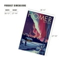 thumbnail image 5 of Lantern Press 1000 Piece Jigsaw Puzzle, Homer, Alaska, Northern Lights and Cabin, 5 of 5