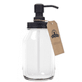 thumbnail image 3 of Jarmazing Products Quart-Size Mason Jar Soap Dispenser - Black - With 32 Ounce Clear Mason Jar, 3 of 3