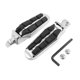 thumbnail image 1 of Un Par Eje Descansapiés Cromado Negro 10mm Unique Bargains Apoyapiés para Moto XR FXCW FXSB 2008-2013, 1 of 1