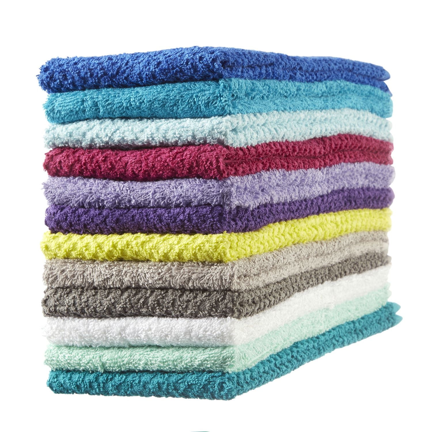 Mainstays Cotton Hand Towel, 4-Pack, 4 Hand Towels, 16" x 26", 100% Cotton