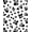 Black, Pattern 2, variant on ODIKA 4'x6' Machine Washable Non-Slip Area Rug, Spotted Dairy Farm Animal Hook High Traffic Rug, Black, 642780